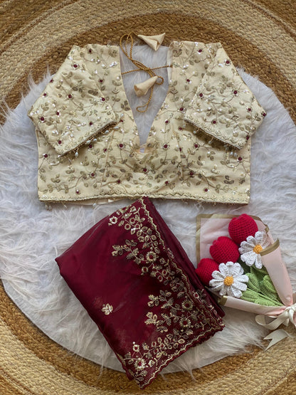 Soft Satin Silk Saree